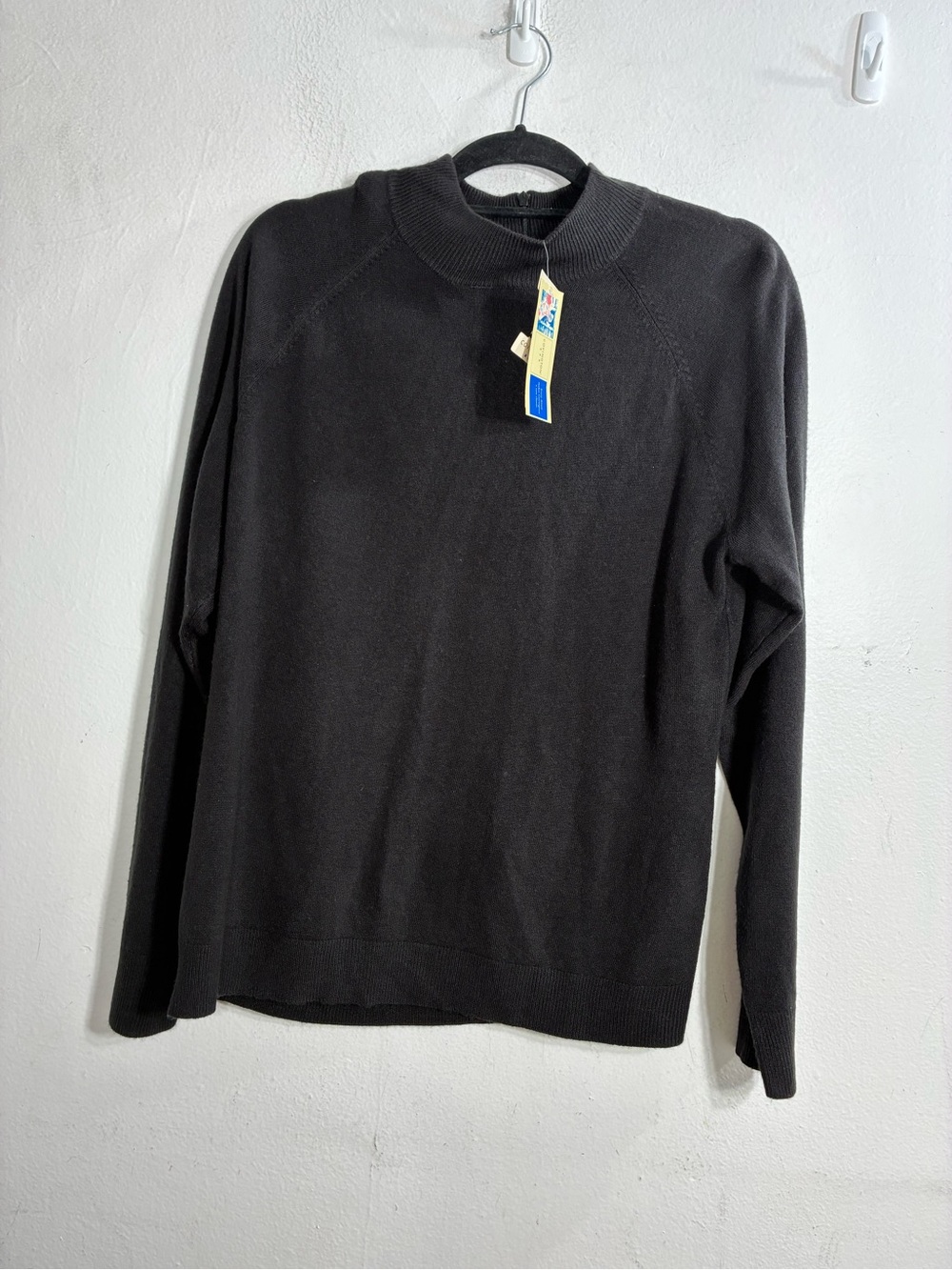 Vintage Covington Black mock neck Pullover Sweater